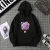 Fashion Balloon Cherry Blossoms Women Hooded Sweatshirt  Funny Printed Hoodie Female Long Sleeve Harajuku Shirts Cartoon