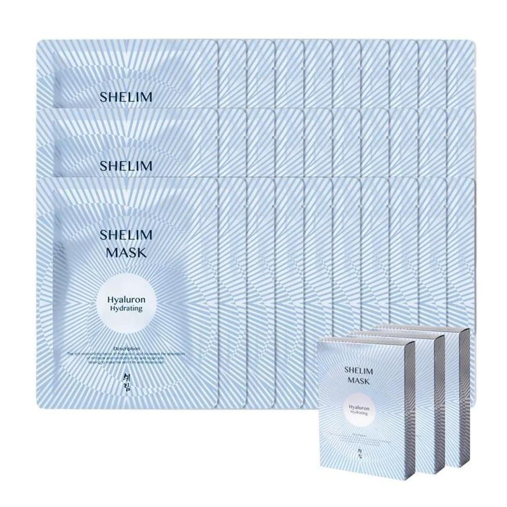 

(30 Sheets) SHELIM Hyaluronic Hydrating Mask Pack / Anti-wrinkle and Whitening Functional