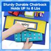 Classroom Chair Pockets 15"W x 19"H Chairback Buddy Pocket Chart Desk Buddy Pocket Organizer with Label Slot Chair Pockets for Organizing Classroom
