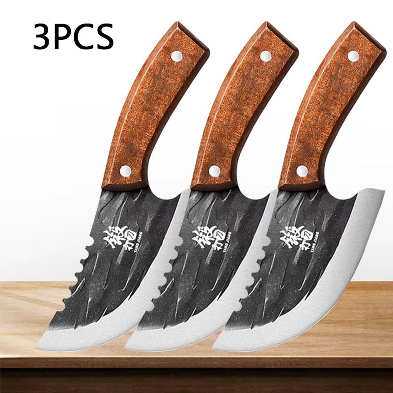 Professional Butcher Knife Cutting Kitchen Chopping Knives Utility Boning Stainless Steel Fruit Fish Meat Cleaver Knife