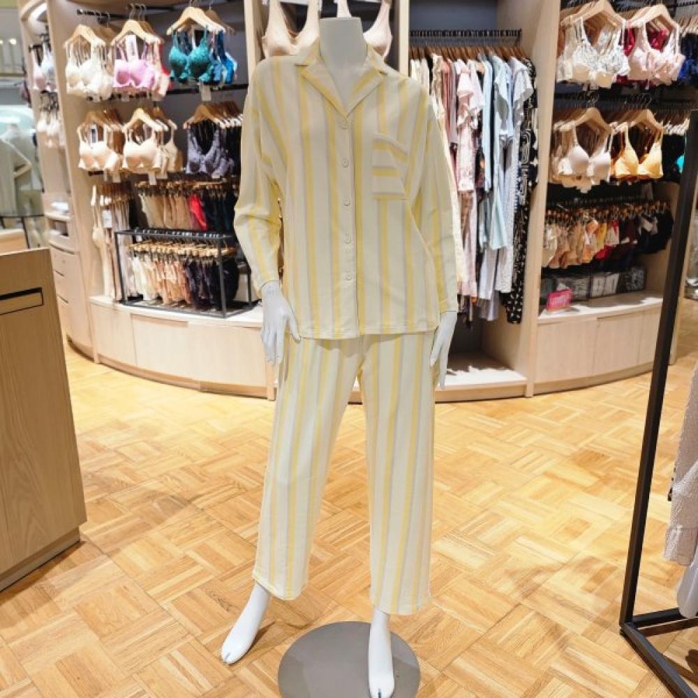 Barbara Women S pajamaS Yellow Stripe Awp4612b yellow/85