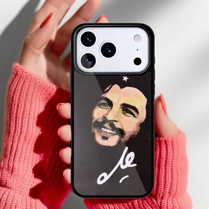 Che Guevara soft Phone Case for iPhone 17 16 15 14 13 Pro Max Back Cover for 12 11 Pro Coque