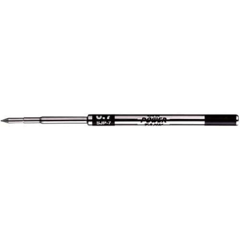 Mitsubishi Pencil Ballpoint Pen Refills SJP-7 Black, Pack of 10