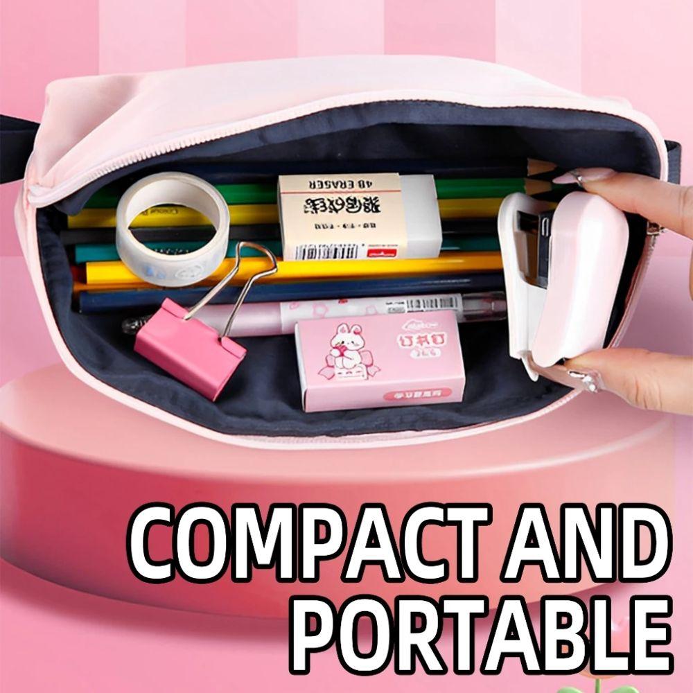 Macaron Color Student Stapler Small Size Test Paper Stapler Cute Bookbinding Machine  School Use