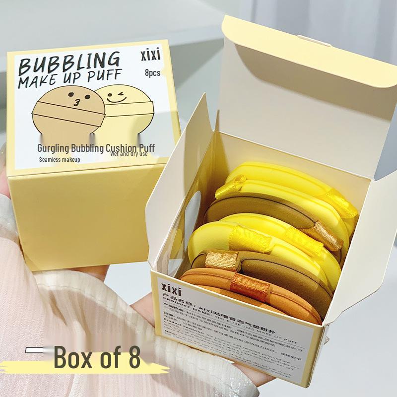 XIXI Gulu Dual-Use Soft Cushion Foundation Sponge – Wet & Dry Q-Bounce, Non-Absorbent Puff GJ-46.