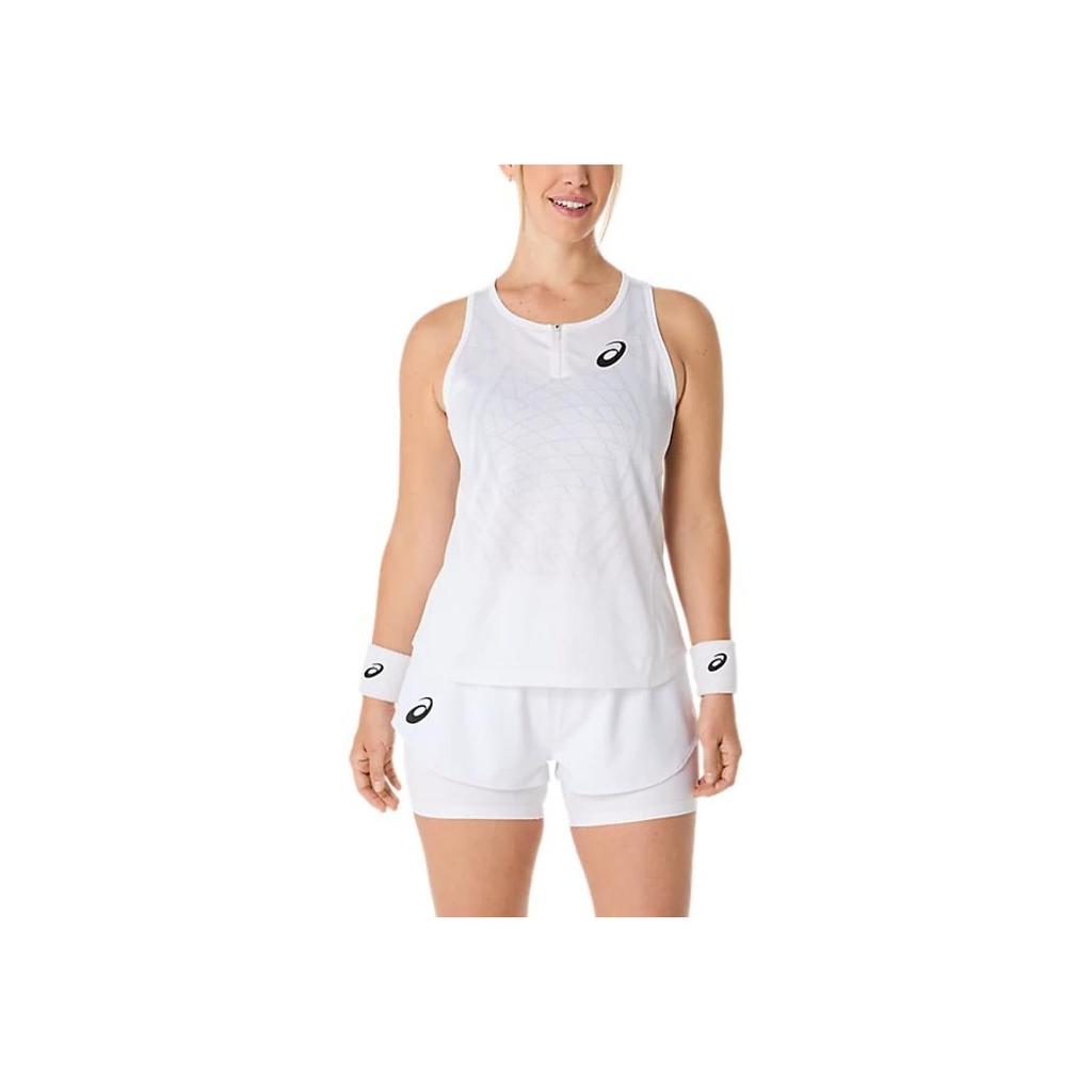 Asics Lightweight Quick-Drying Comfortable Breathable Vest Women Tops Bright-White 2042A350-100