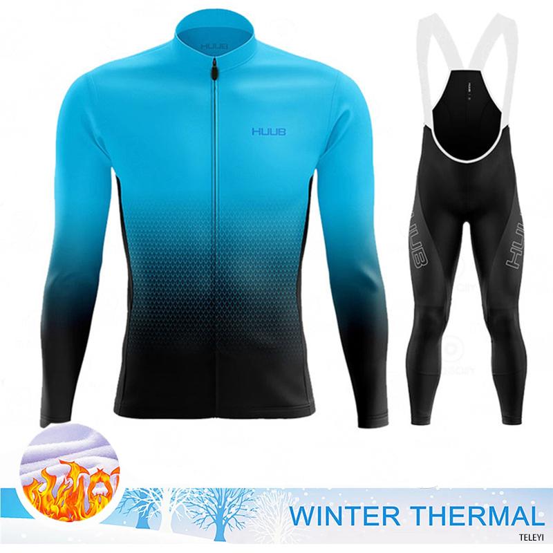 2026 Winter Warm Cycling Clothing Set  Team Winter Cycling Jersey Set Bicycle Sportwear Suit  Uniform Ciclismo Road Bike Clothing Bicicleta 06
