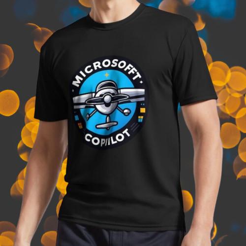 

New Beautiful copilot lovers Sticker Logo Men s T-shirt funny size S to 5XL 3XL