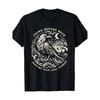 Geometric Eagle Cotton Crew Neck T-Shirt for Men - Short Sleeve, Regular Fit, Casual All-Season Wear