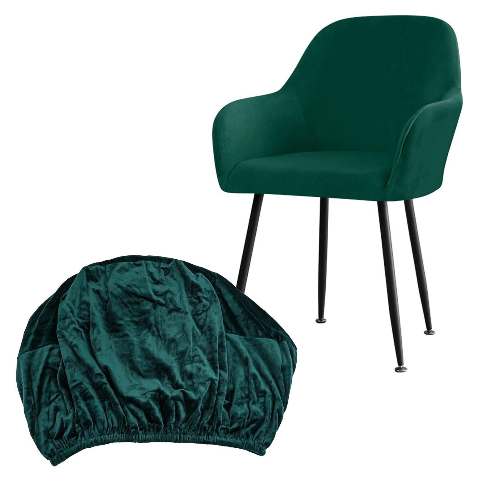 Chair Cover Chair High Armchair Gloves Easy To Install темно-зеленого