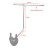 1PCS Black White Motorcycle Helmet Holder Hanger Rack Wall Mounted Hook for Coats Hats Caps Helmet Rack Black Steel Accessories