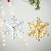 Colorful Acrylic Gem Snowflake Christmas Tree Ornament