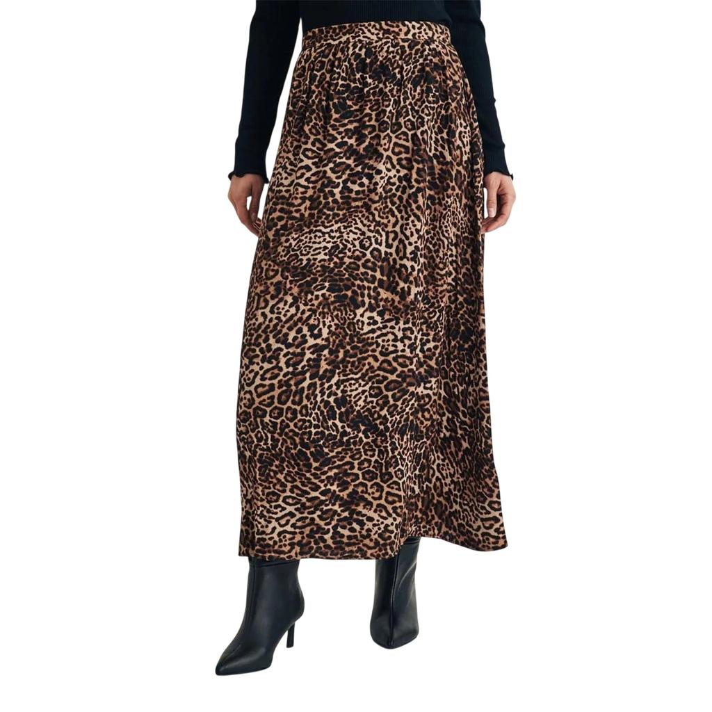 Nobody's Child Womens/Ladies Leopard Print High Waist Maxi Skirt