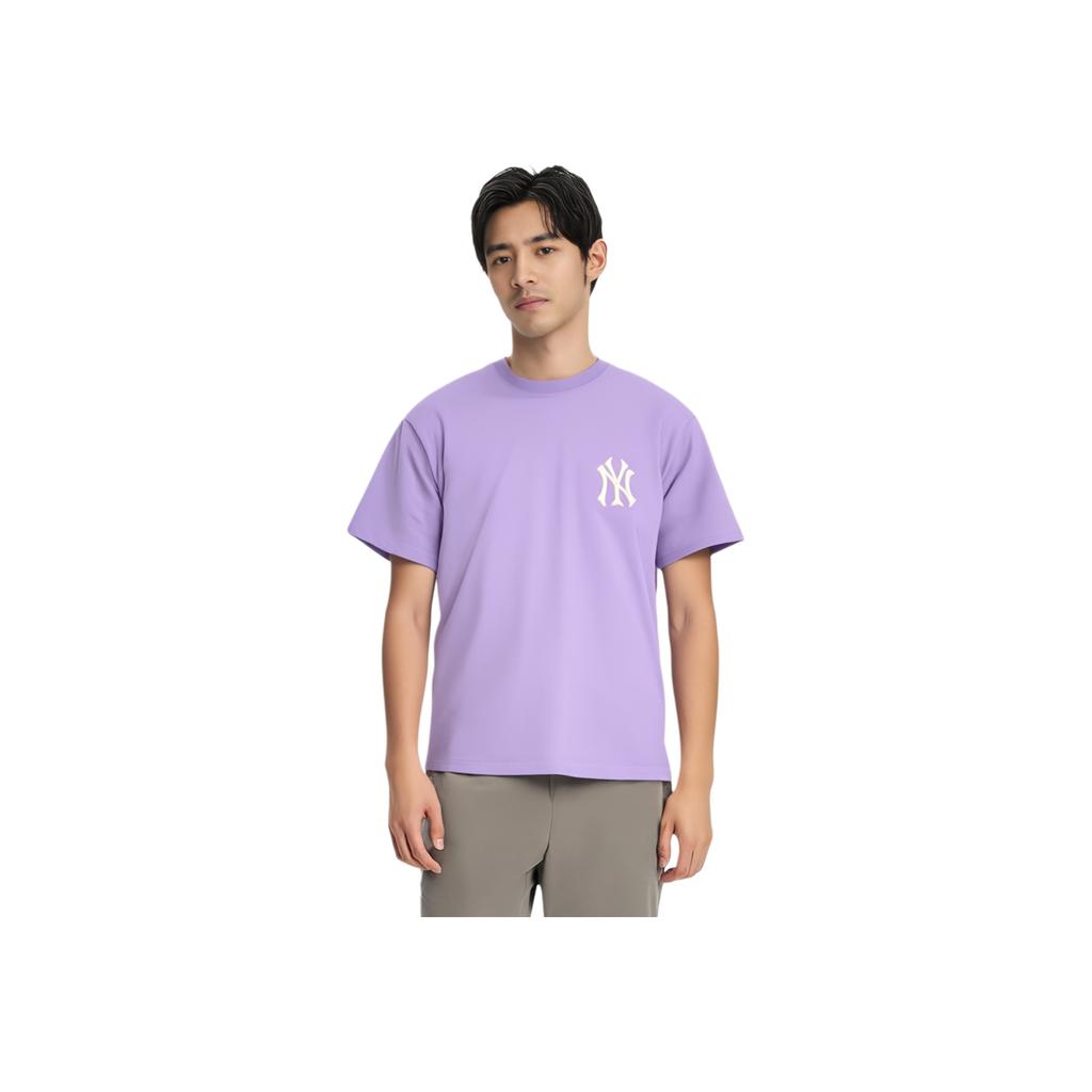 New MLB New York Yankees T Shirts Unisex Blue Purple 31TSM5131-50V