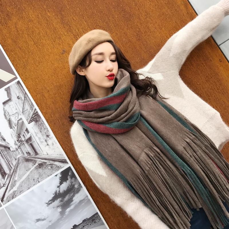 Scarf for Women Plaid Scarves Winter Warm Oversized Pashmina Tartan Scarves