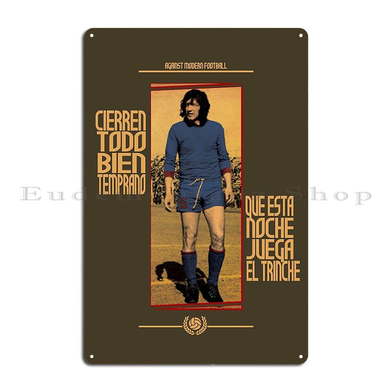 Hugo Sanchez Pumas Home DM10 Football God El Trinche Carlovich hand of god legendary Metal Plaque Kitchen Wall Tin Sign Poster