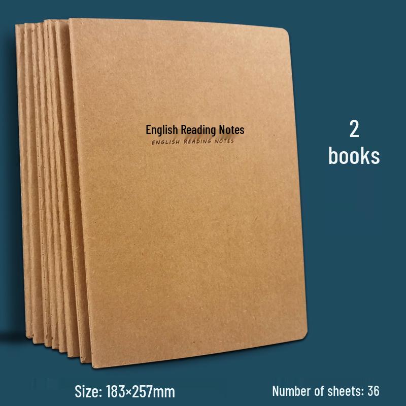 

Large English Reading Notebook for Primary & Junior High Students – Extracurricular & After-Reading Notes (16k)