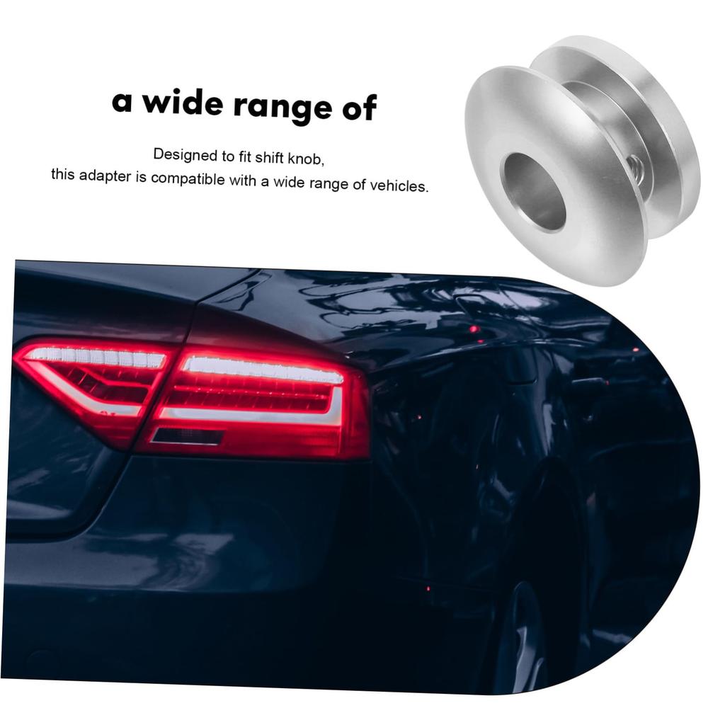 LEDMOMO Dust-proof Cover Exhaust Limiter, Compatible Shift Knob Adapter, Aluminum