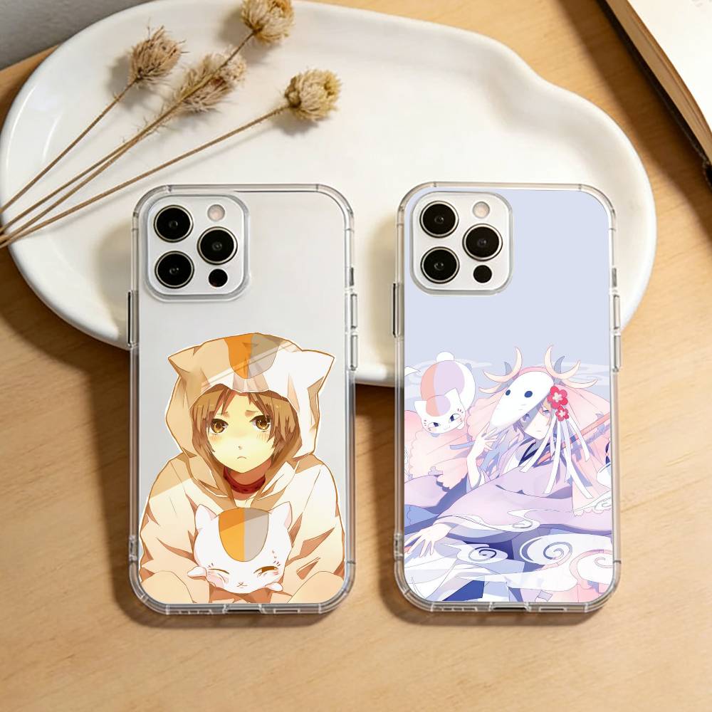 N-Natsumes B-Book of F-Friends Phone Case For iPhone 17 16 15 14 13 12 11 Mini Pro Max Plus Transparent Cover