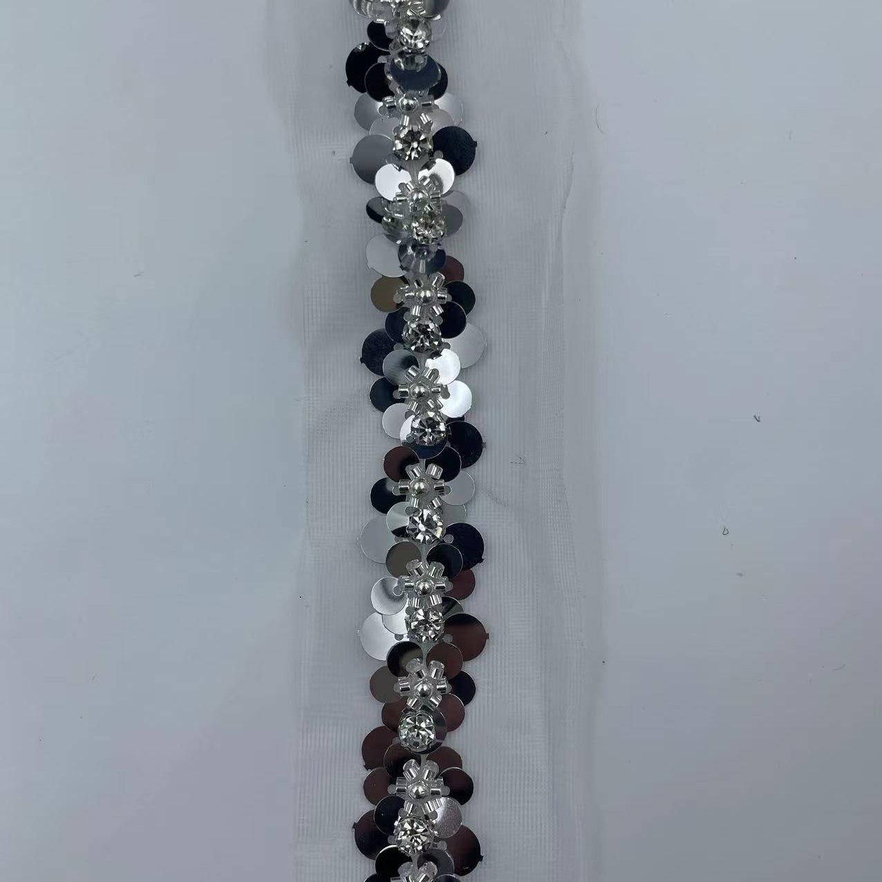 Gold Rhinestone & Pearl Beads for DIY Coco Style Clothing & Hat Accessories