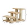 Pet Stairs 3-step Pet Ladder Cat dog Stairs Climb Ladder Cat Tree, Beige