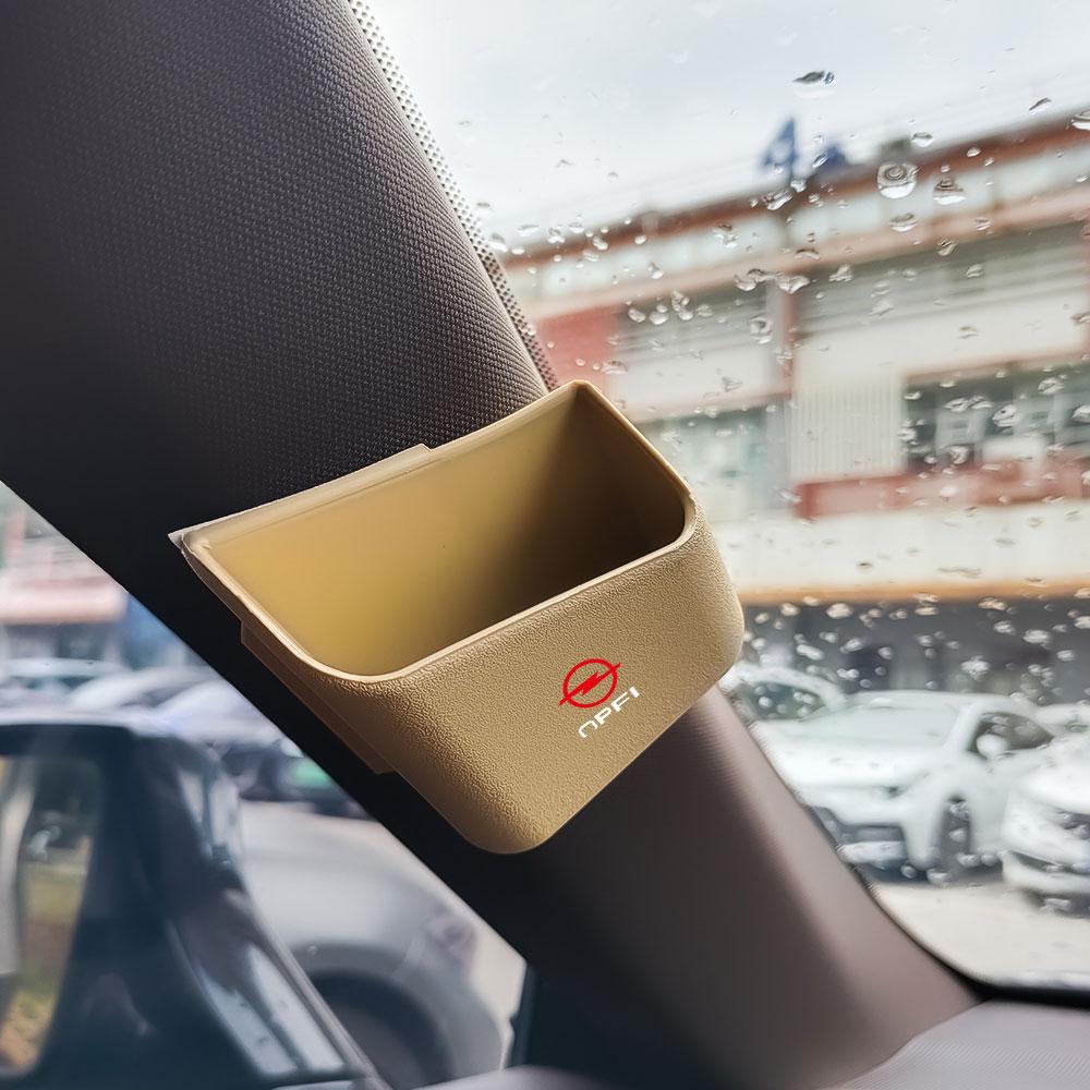 2pcs Car Storage Box Glasses Phone Holder Organizer Accessories For Opel Insignia Astra Antara Meriva Zafira Corsa Car Valve Cap Hy4