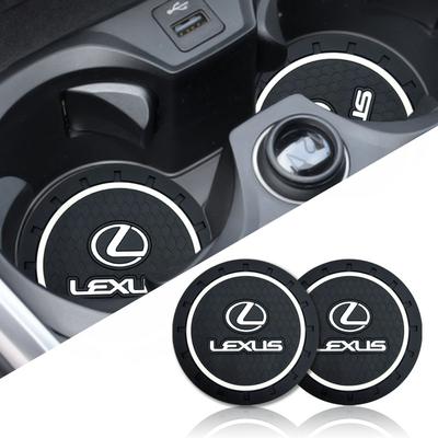 Sous-verre Antidérapant Anti-bruit pour Tasse d'eau Coussinet Style de Voiture Pour ES RX NX LS UX LM LX GX LC RZ IS CT GS RC HS SC LBX