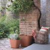 DEROMA Square Flower Pot Origin - 28 X 23.5 Cm - 12 L - Terracotta