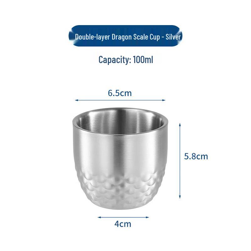 Nu Feng 304 Stainless Steel Dragon Scale Multi-Use Cup
