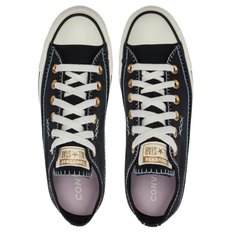 Converse Chuck Taylor All Star Comfortable Low Top Canvas Shoes Women Sneakers Black White A07546C