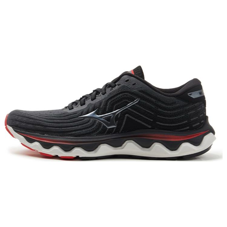 Mizuno Horizon 6 Comfortable Sports Fabric Durable Breathable Low-Top Running Shoes Men sneaker Black Gray Red J1GC222612