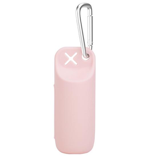 

Силиконовый держатель для пакетов для собачьих какашек, диспенсер для пакетов для собак, подставка для прогулок, портативный мешок для сбора фекалий, подвесное кольцо, силиконовая коробка для хранения розовый