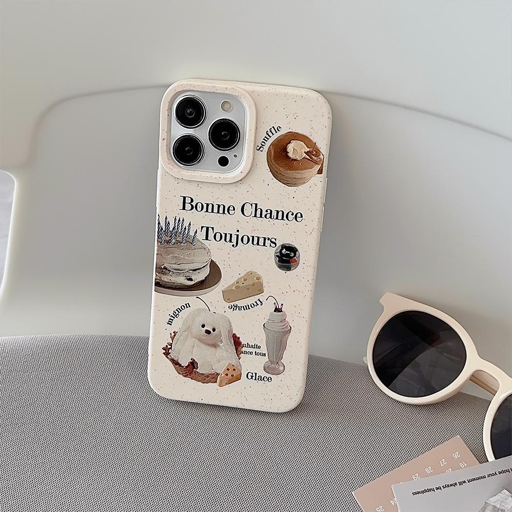 

French Afternoon Tea Suitable for 14ProMax IPhone Case IPhone 13 Can Be Degraded 16 Niche Trend 15 Original 12pro max(6.7)