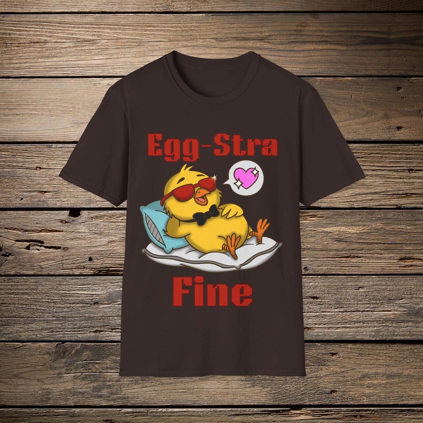 Egg-Stra Fine Chicken Graphic Children s Children s T Children s T-shirt | Cute Chick Illustration 160