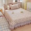 2025 Hot-Selling 5D Digital Print Milk Velvet Bedspread Set - Large, Luxurious 4-Piece with Baby Velvet Bed Skirt