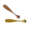 2Pcs Eye Cream Massage Bar Spoon Zinc Alloy Compact Portable Skin Care Tool Relieve Eye Fatigue Reduce Wrinkles and Puffiness