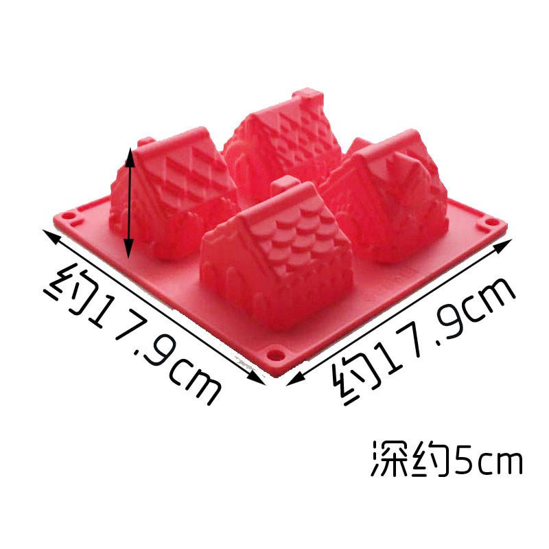 

Christmas Gingerbread House Silicone Cake Mold Silicone Fondant Biscuits Chocolate Cake Pan Christmas Baking Tools