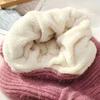 Winter New Plush Knitted Hat and Scarf with One Piece Warmth Windproof and Plush Neck Cover Cold Resistant Snow Hat