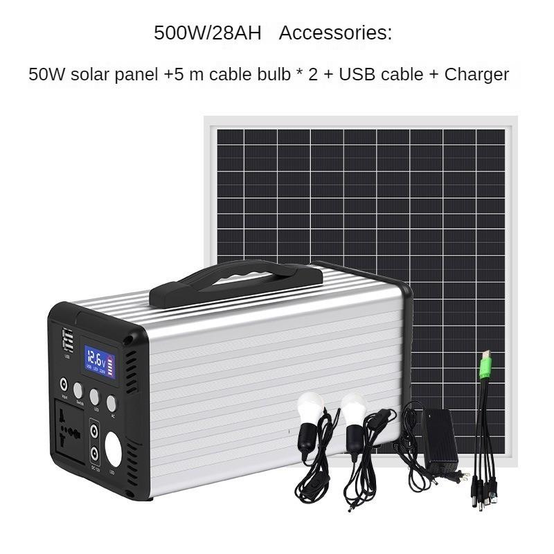 Portable Outdoor Emergency Power Supply 220V Camping Mobile Power Bank High-power Stall Energy Storage Power Supply