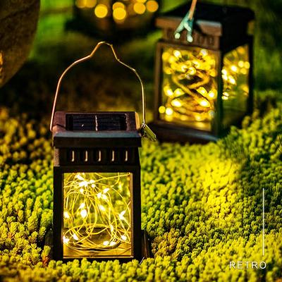 Dış Mekan LED Solar Saray Işık Yıldız Çelenk Su Geçirmez Aydınlatma Asılı Lamba