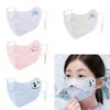 Comfortable Winter Childrens Face Mask For Outdoor Activity Kids Thermals Face Cover Windproof Design with Soft Ear Band  Pink
