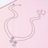 Design amuzant cu model Pinkie Swear Set de Coliere pentru Prietene Bune Pentru 2 Bijuterii BFF Pentru Suflet Pereche Bestie Prietenie Pentru Totdeauna