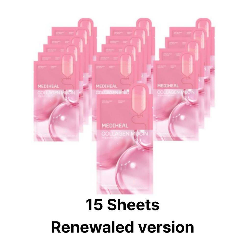 

Тканевая маска Daily Solution, 5 видов (20 мл х 15 листов) Collagen Mucin 15s