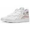 Li Ning Disney X  Weiwu Midprm Leather Trendy Slip Resistant Durable Lightweight High Top Sneakers Women sneakers White Pink AGCS152-2