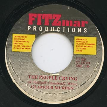 7inch Record GLAMOUR MURPHY  The People Crying NONE FITZMAR PRODUC 1994 Jamaica Reggae Ska  Dub Used