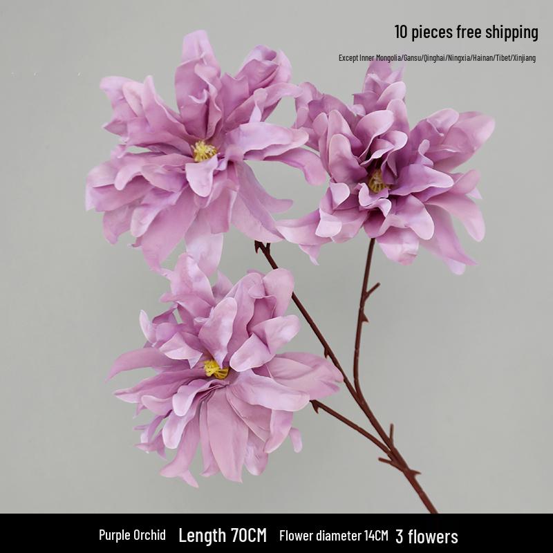 Purple Floral Wedding Arrangement - Silk Hydrangea, Rose, Bamboo Leaves & Grass for Flower Arches