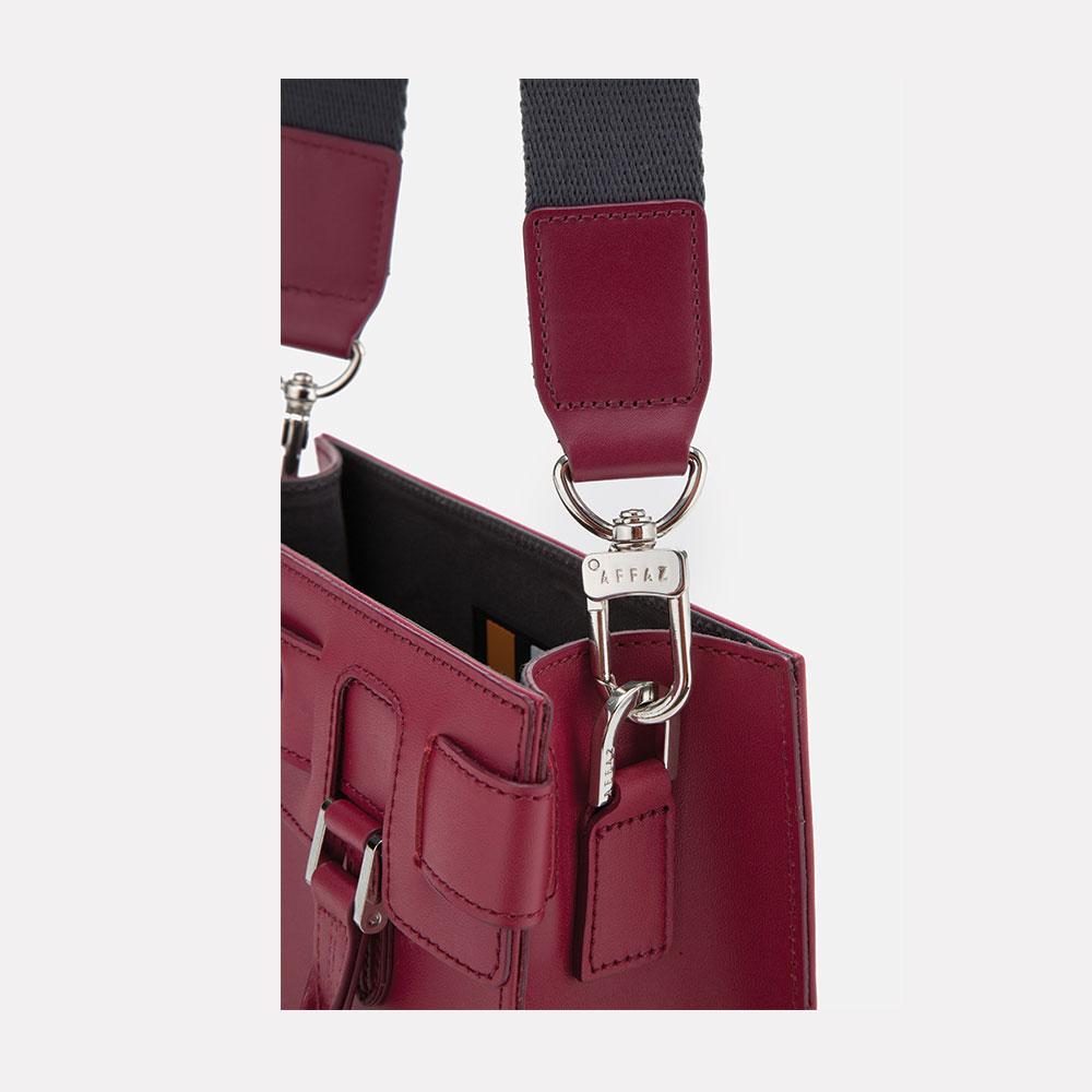Affaz Nonno Mini Tote Burgundy