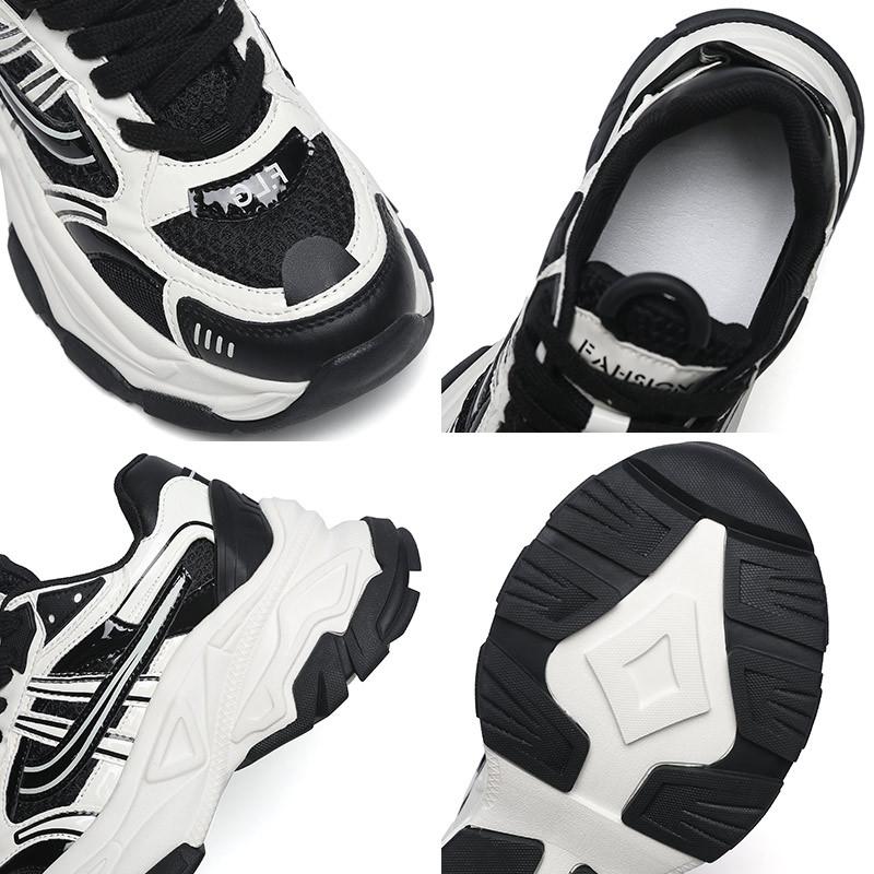Platform Dad Shoes Women's Fashion Casual Ins Trendy Summer New Mesh Breathable Versatile Fried Street Heightening Sneakers