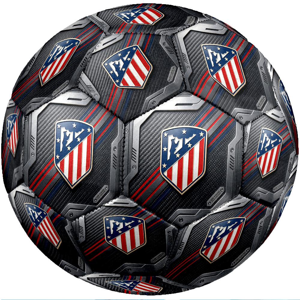 Atletico Madrid Theme Soccer Ball Size 5 Soccer Ball Soft Touch Professional Training Football for Outdoor Sports