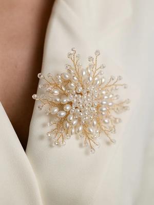 Pearl Brooch Pearl Temperament Brooch Pin